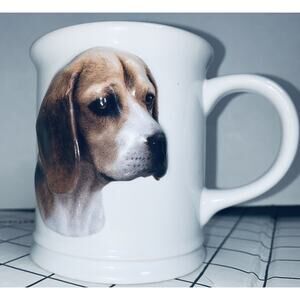 XPRES Best Friend Originals 3D Beagle Dog Coffee Mug Cup 12 oz 2002 Augello EUC